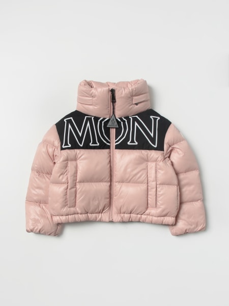 Piumino bambina Moncler Badyfur Nero