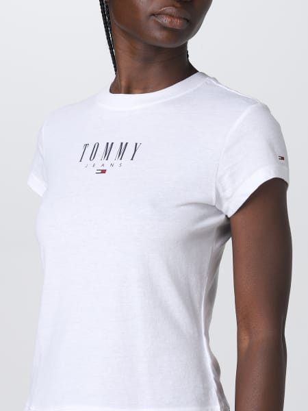 TOMMY JEANS: White for woman - t-shirt