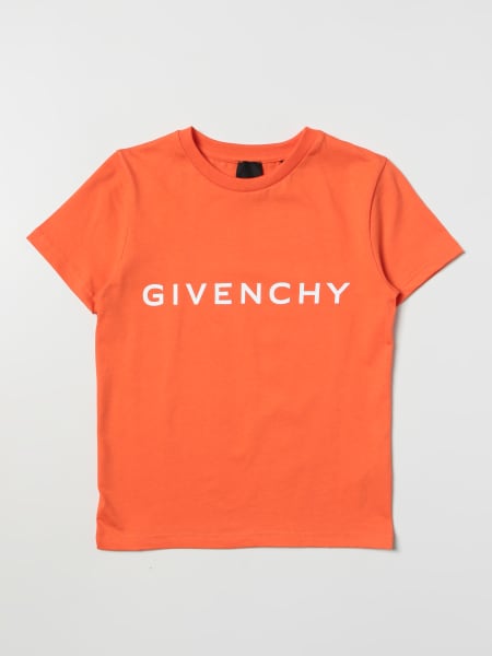 cotton t-shirt - Orange | Givenchy t-shirt H25406 online at GIGLIO.COM