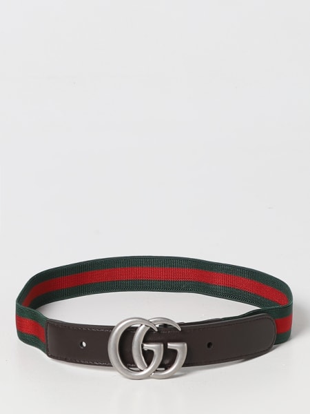 Cinta Gucci: Cintura Gucci in tessuto stretch e nappa