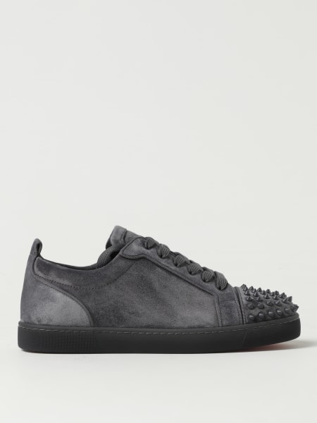 Christian Louboutin Louis Junior Spikes sneakers in suede with studs