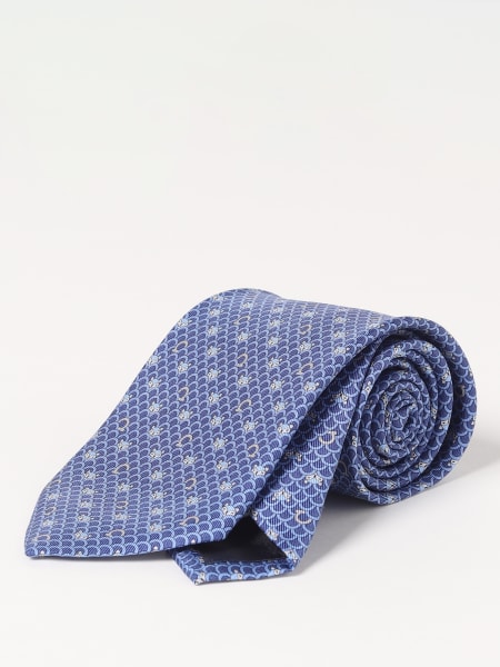 Ferragamo silk tie with Fox print