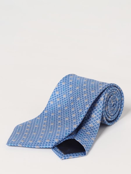 Ferragamo silk tie with Fox print