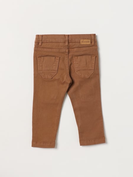 Jeckerson children's trousers with patches Camel