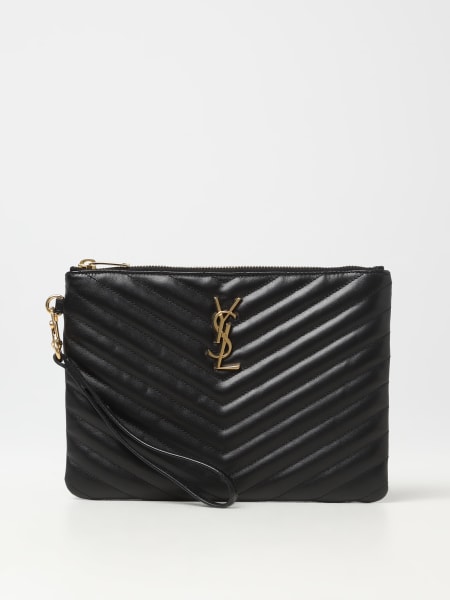 Saint Laurent Cassandre clutch in quilted leather