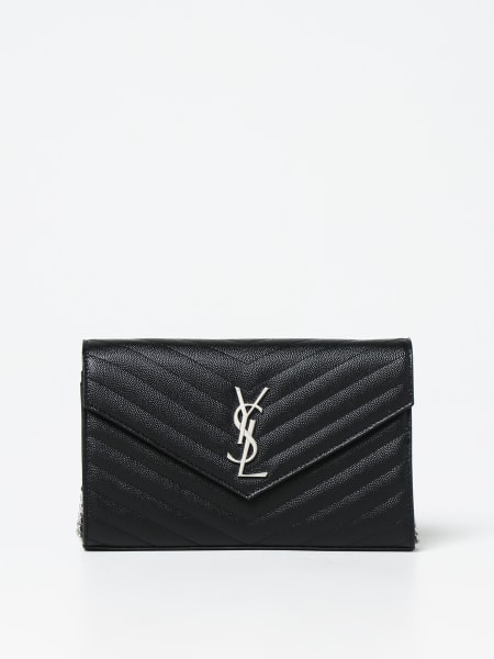 Women's Saint Laurent: Saint Laurent wallet bag in quilted leather