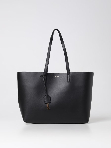 Women's Saint Laurent: Saint Laurent leather bag with Cassandre charm