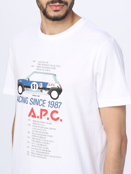 A.P.C.: t-shirt for men - White | A.p.c. t-shirt COBQXH26261