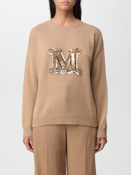 Max Mara cashmere sweater with jewel embroidery