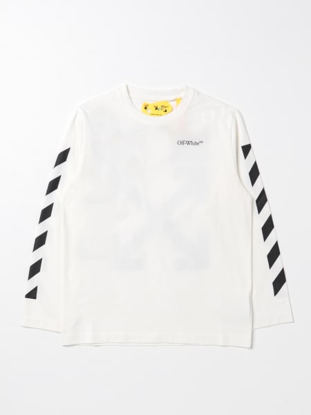 Off-White bambino: T-shirt Off-White in cotone con stampa Arrow