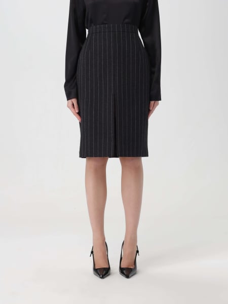 Gonna Saint Laurent in lana