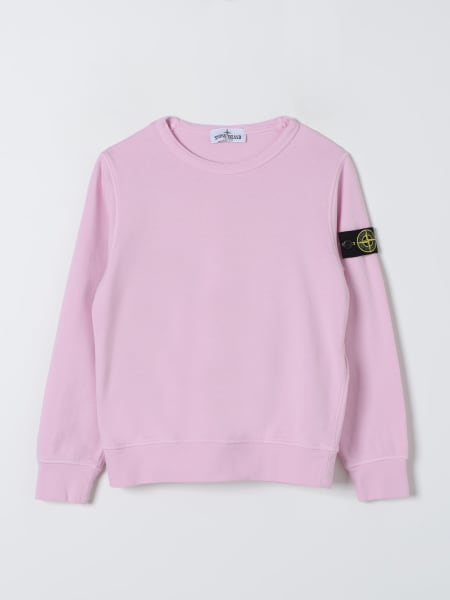 Pink stone island sweater sale