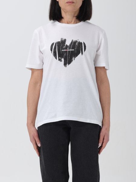 Saint laurent clearance heart print shirt