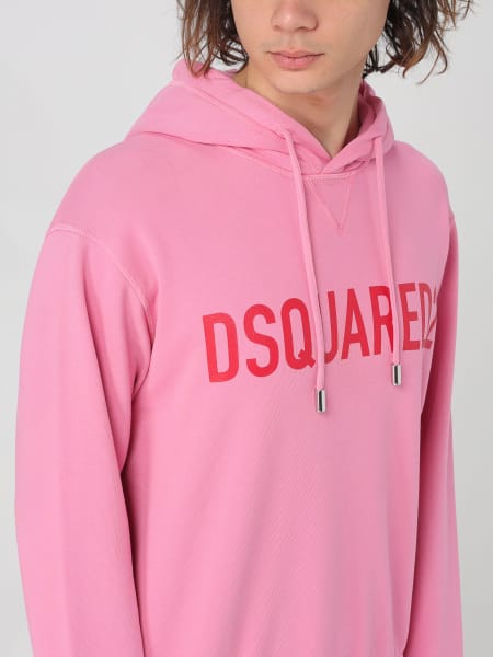 Pink best sale dsquared hoodie