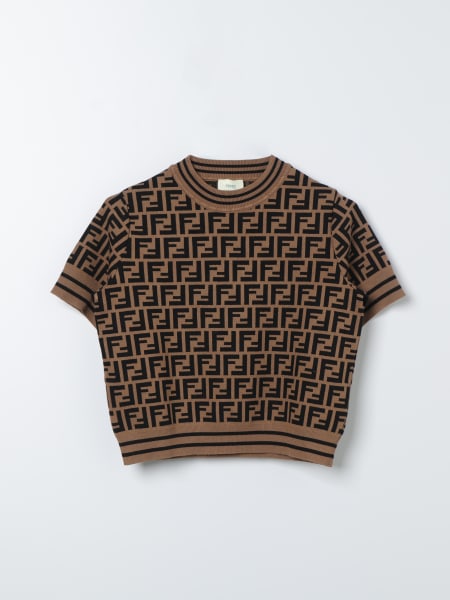 Fendi short clearance sleeve sweater