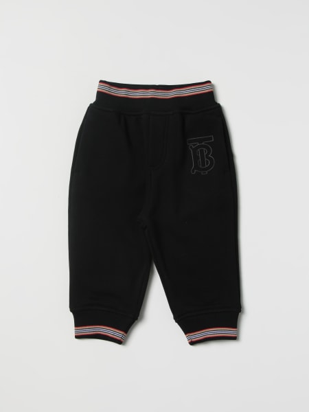 Burberry bambino: Pantalone jogging Burberry con monogramma