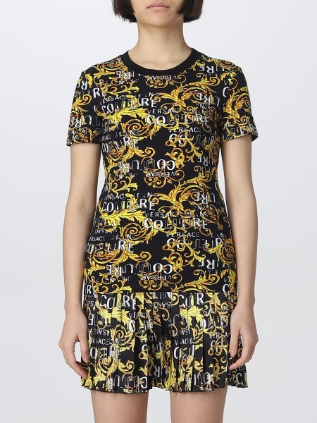Versace Jeans Couture T-shirt in printed stretch fabric