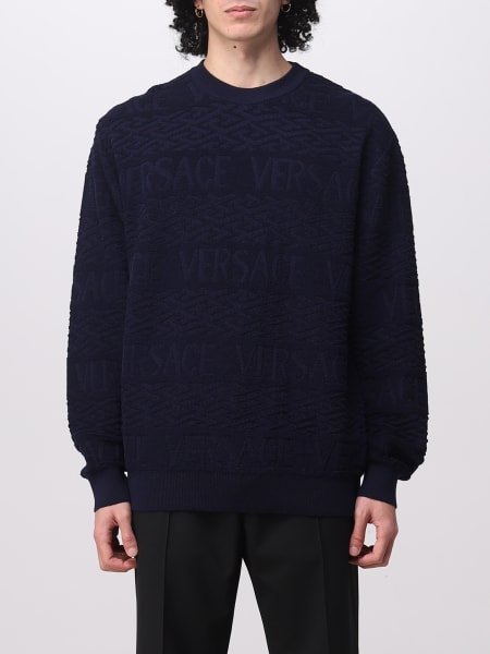 Blue 2025 versace jumper