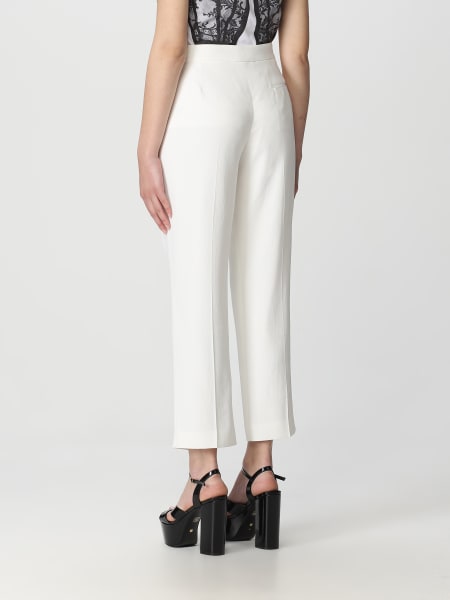 Alexander Mcqueen Outlet: trousers in viscose blend - Ivory