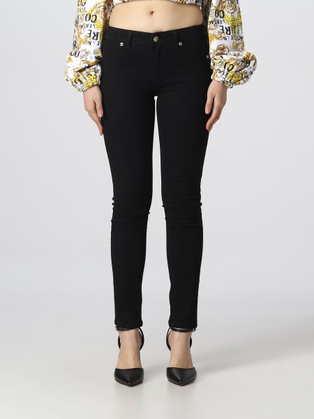 Versace Jeans Couture Black Baroque Long Sleeve Bodysuit – BlackSkinny