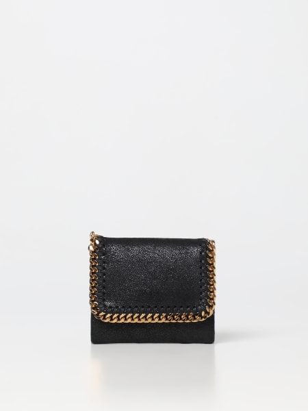 Stella McCartney Falabella wallet in suede synthetic leather