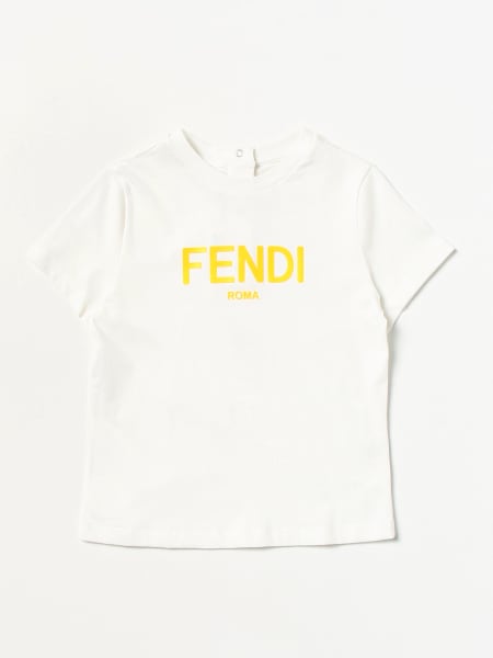 Fendi Kids baby T-shirt FW23 Collection at GIGLIO.COM