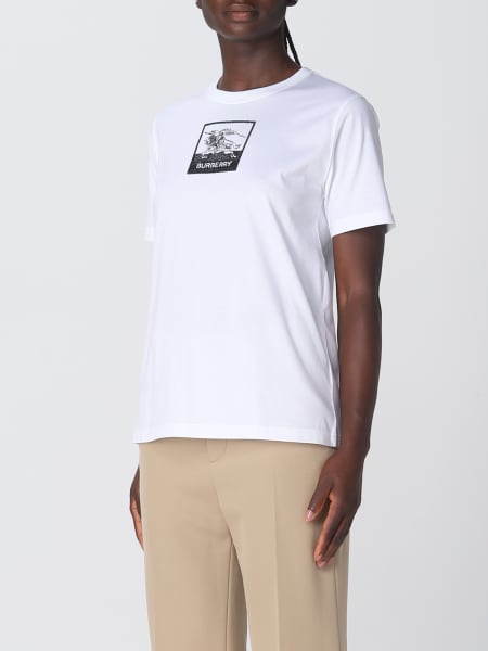 BURBERRY：Tシャツ レディース - ホワイト | GIGLIO.COM