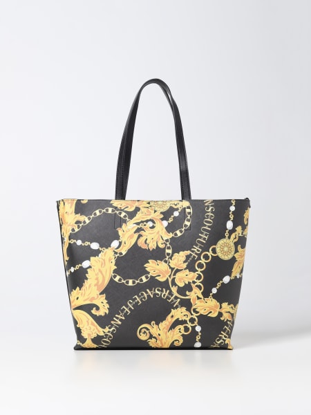 VERSACE JEANS COUTURE：トートバッグ レディース - ブラック | GIGLIO ...