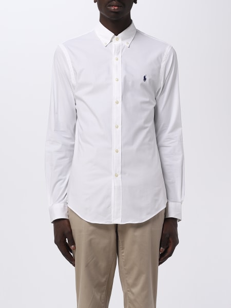 Moda uomo: Camicia Polo Ralph Lauren in cotone stretch
