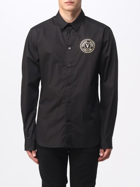 Versace Jeans Couture shirt in cotton with printed logo