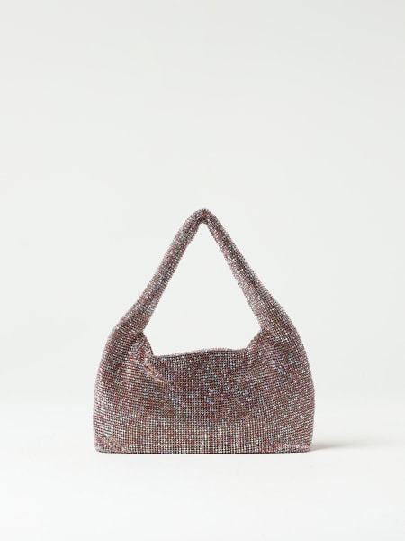 Kara crystal-embellished mini bag - Pink