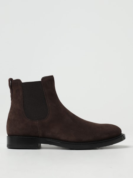 Tod's suede ankle boots with elasticated bands