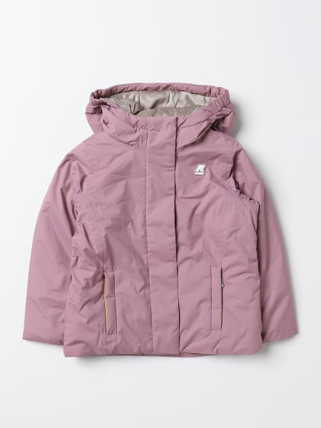 K-WAY: jacket for girls - Violet  K-Way jacket K6122EW online at