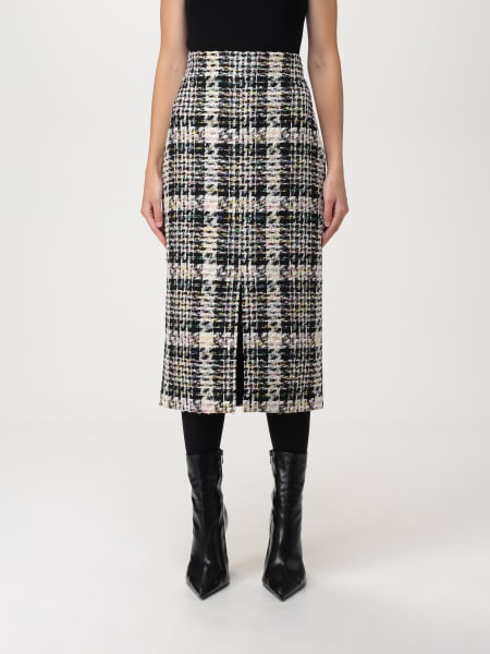 Alexander Mcqueen: Alexander McQueen skirt in cotton blend tweed