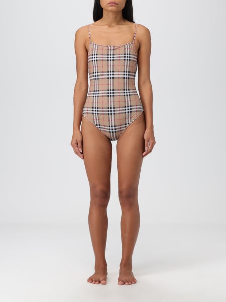 Burberry swimsuit in lycra with Check pattern