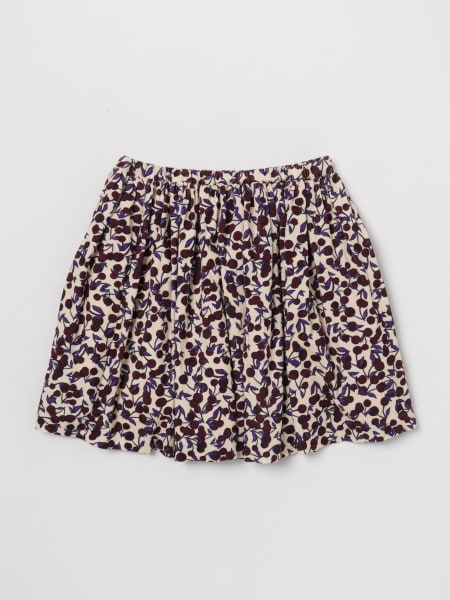 Bonpoint Suzon skirt in cotton with cherry print