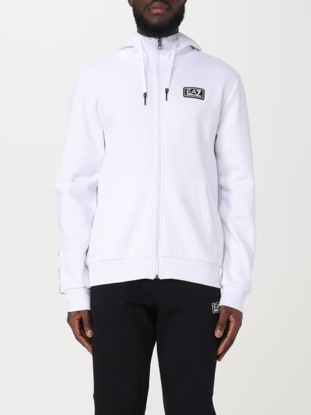 White sale ea7 hoodie