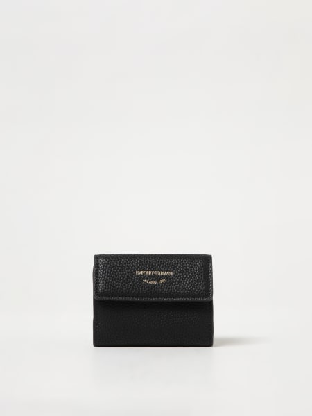 Emporio Armani wallet in grained synthetic leather