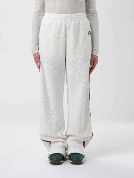 Pantalone jogger Casablanca in tessuto teddy