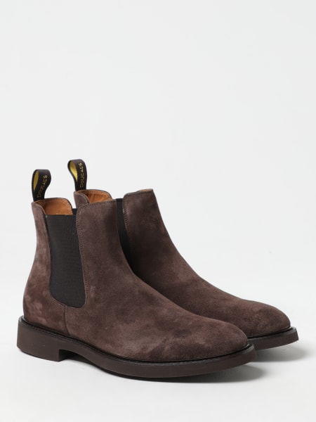 DOUCAL'S CHELSEA BOOT IN PELLE SCAMOSCIATA Uomo Moro