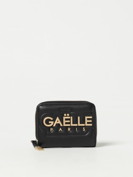Portafoglio Gaëlle Paris in nappa sintetica con logo metallico