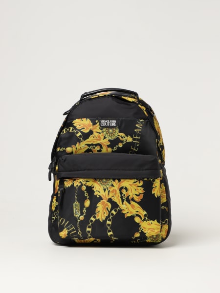 Versace Jeans Couture Baroque backpack in printed nylon