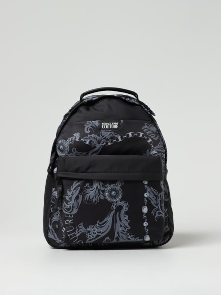 Versace Jeans Couture Baroque backpack in printed nylon