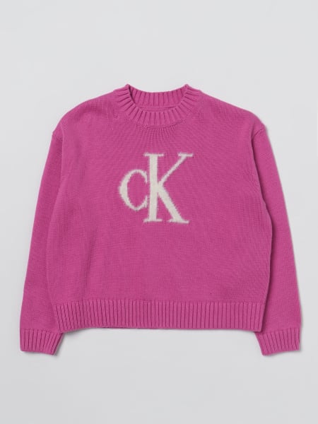 Calvin Klein 儿童: 毛衣 女童 Calvin Klein