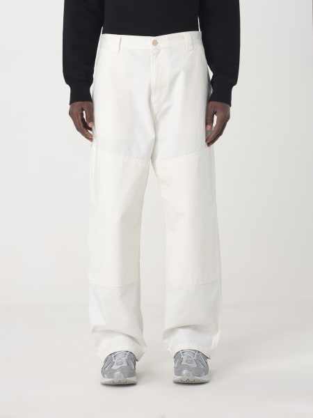 CARHARTT WIP: pants for man - White  Carhartt Wip pants I031499 online at