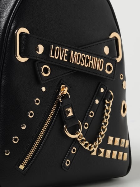 LOVE MOSCHINO backpack for women Black Love Moschino backpack