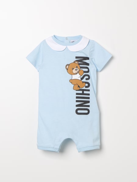 Moschino baby grow sales blue