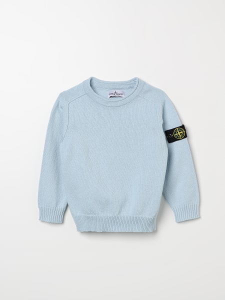 Stone island best sale light blue jumper