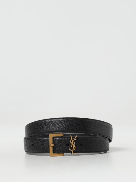 SAINT LAURENT：ベルト メンズ - ブラック | GIGLIO.COM