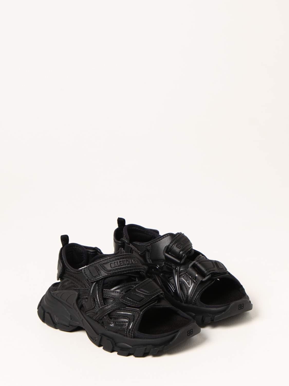 Balenciaga Outlet: Track sandals - Black | Balenciaga shoes 